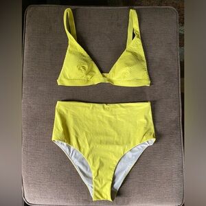 Like New Yellow Lululemon Size M Bikini
